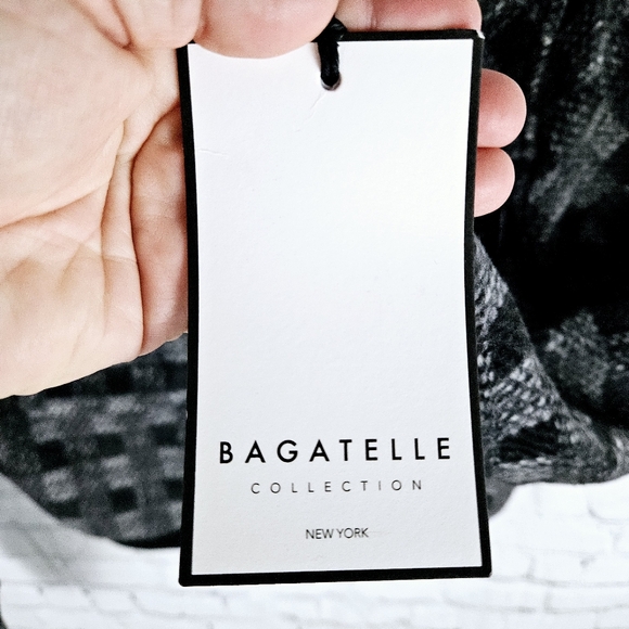 BAGATELLE | plaid soft wool blend zip bomber style jacket - Picture 6 of 10